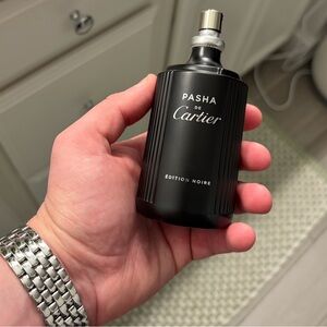 Cartier Pasha Toilette 100 m L bottle, genuine, 70% full missing lid